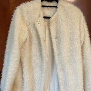 Faux shearling coat